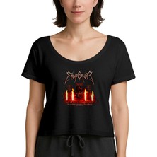 Z zepplin Emperor Live Inferno Siyah Kadın Tişört