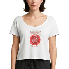 Zepplin Giyim Borknagar The Archaic Course Beyaz Kadın Tişört