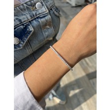2,5 mm Gümüş Suyolu Bileklik