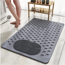 Vivo Store Vıvo Masajlı Vantuzlu Banyo Paspası & Kaydırmaz Zemin Duşakabin Paspası 36X70 cm V-162