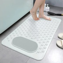 Vivo Store Vıvo 1 Adet Vantuzlu Banyo ve Duş Kaydırmazı Duşa Kabin Küvet Içi Banyo Paspası 36 x 69,5 cm V-162