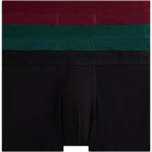 Tommy Hilfiger Erkek Turuncu 3’lü Trunk Boxer UM0UM02760