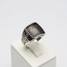 Silvalli 701A Siyah Zirkon Gümüş Yüzük