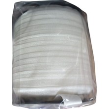 Çamaşır Lastiği Düz 1 cm  75 Metre 1 Top Ekru