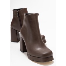 Ccway Kadın Platform Taban Bot KAHVE CİLT