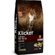 Klicker Kısırlaştırılmış Yetişkin Kedi Maması Tavuklu 1 kg