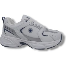 Zerhan Unisex Beyaz Yürüyüş Koşu Spor Ayakkabı