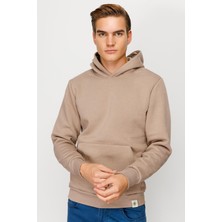 İGS Erkek Camel  Kapşonlu Sweatshirt