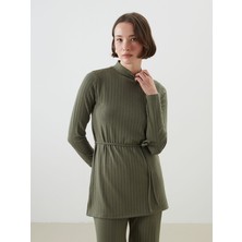 Lc Waikiki Yeni Sezon Dik Yaka Dokulu Kadın Tunik