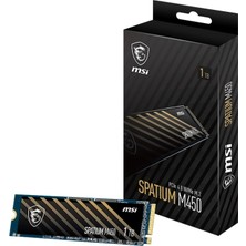 Binbir Göz Bilgisayar 1tb Msı Spatıum M450 Pcıe 4.0 Nvme M.2 V1 3400/2400MB/S