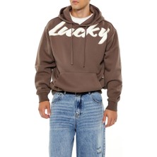 F21 Lucky Baskılı Sweatshirt
