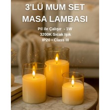 Cata Prag 3'lü Mum Set