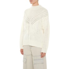 F21 Püskül Detaylı Yüksek Yaka Kazak