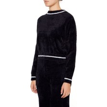 F21 Iki Renkli Tüylü Kazak