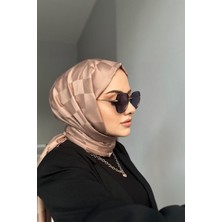 Mira İpek Dama Desen Ipeksi Jakar Şal