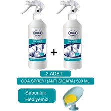 Ersağ Oda Spreyi ( 2 Adet x Anti Sigara ) 500 ml - Sabunluk Hediyemiz  135-07