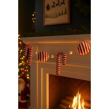 Waldern 190 cm Şeker-Top Süs Kırmızı