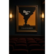 Breaking Bad Sinematik Minimal Poster – “ıt’s All In The Chemistry” Duvar Tablosu (Çerçeveli)