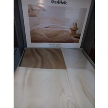 Özdilek Opal Waves Ranforce Çift Kişilik Nevresim Takımı Krem