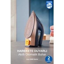 Philips Harekete Duyarlı Akıllı Otomatik Buhar Özellikli Buharlı Ütü 3000W, Hızlı Isınma, Güçlü Performans + Mutfak Tartısı