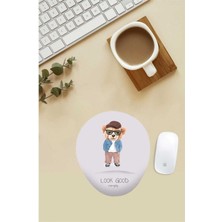 Her Gün Iyi Görün Yazılı Bilek Destekli Mouse Pad