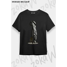 Unisex Oversize Kalıp The Key To Palestinian Return Tasarım Baskılı Tshirt