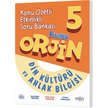 Orjin Yayınları 5. Sınıf Din Kültürü Konu Özetli Soru Bankası