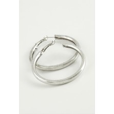 Bijuteri Net Boru Halka Küpe 5,5 cm