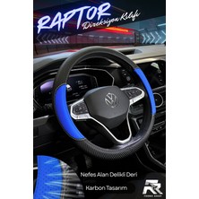 Ferno Raptor Serisi Geçmeli Direksiyon Kılıfı Delikli Deri Terletmez Araç Akasesuar