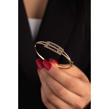 Yavuz Kuyumculuk 14 Ayar Altın Kaburga Kelepçe Parlak