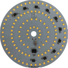 Hazar Led 220 Volt 100 Watt Smd 2835 Ledli Hazır Projektör Ledi Gün Işığı Yuvarlak Pcb Avize Ledi