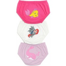 Poopes 7031 Bebek Hayvan Desenli Baskılı 3'lü Alıştırma Külodu