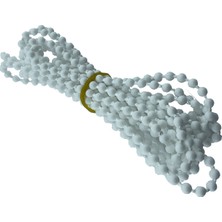 MorPerde Plastik Beyaz Sonsuz Zincir 150 cm