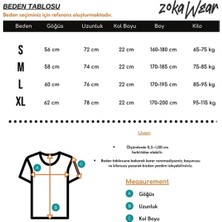 Unisex Oversize Kalıp Poster Shark Film Jaws Tasarım Baskılı Tshirt