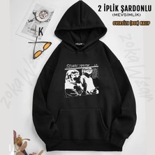 Sonic Youth2 Baskılı Kapüşonlu Sweatshirt (2 Iplik)
