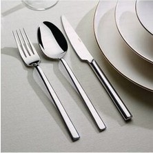 Nehir Dalyan Modeli Sade Günlük Mini Yemek Takım Set 6 Adet Yemek Kaşık ve Çatal Toplam 12 Parça