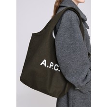A.p.c Ninon Unisex Lüks Yün–kaşmir Karışımlı Yatay Tote Çanta