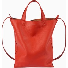 A.p.c Maiko Medium Unisex Deri Shopper Tote