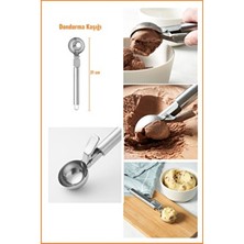 IKEA Idealisk Paslanmaz Çelik Dondurma Kaşığı, 21 cm