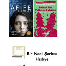 Artemis Yayınları Afife - Mavi Bir Melek + Tuhaf Bir Yılbaşı Öyküsü + Bir Noel Şarkısı