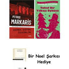 Alfa Yayınları Ekmek Eğitim Özgürlük + Tuhaf Bir Yılbaşı Öyküsü + Bir Noel Şarkısı