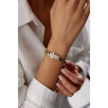 Yavuz Kuyumculuk 14 Ayar Altın Gurmet Köşeli Bileklik