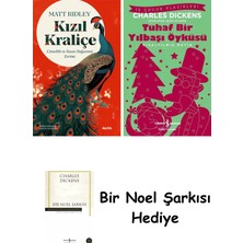Alfa Yayınları Kızıl  Kraliçe + Tuhaf Bir Yılbaşı Öyküsü + Bir Noel Şarkısı