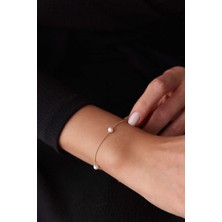 Yavuz Kuyumculuk 14 Ayar Altın Incili Bileklik