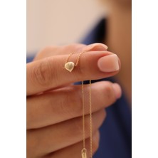 Yavuz Kuyumculuk 14 Ayar Altın Kalp Bileklik