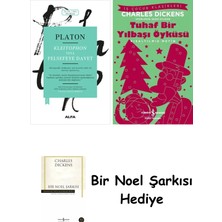 Alfa Yayınları Kleitophon Veya Felsefeye Davet + Tuhaf Bir Yılbaşı Öyküsü + Bir Noel Şarkısı
