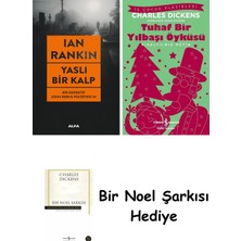 Alfa Yayınları Yaslı  Bir Kalp + Tuhaf Bir Yılbaşı Öyküsü + Bir Noel Şarkısı