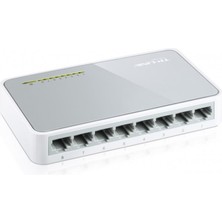 TP-LINK TL-SF1008D, 8 Port, Megabit, Yönetilemez, Masaüstü Switch
