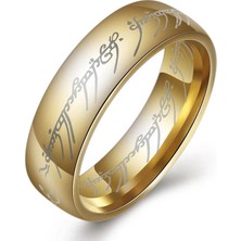 Dükkan Design Lord Of The Rings Altın Rengi Yüzük Kolye