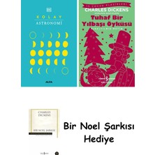 Alfa Yayınları Kolay Astronomi (Ciltli) + Tuhaf Bir Yılbaşı Öyküsü + Bir Noel Şarkısı